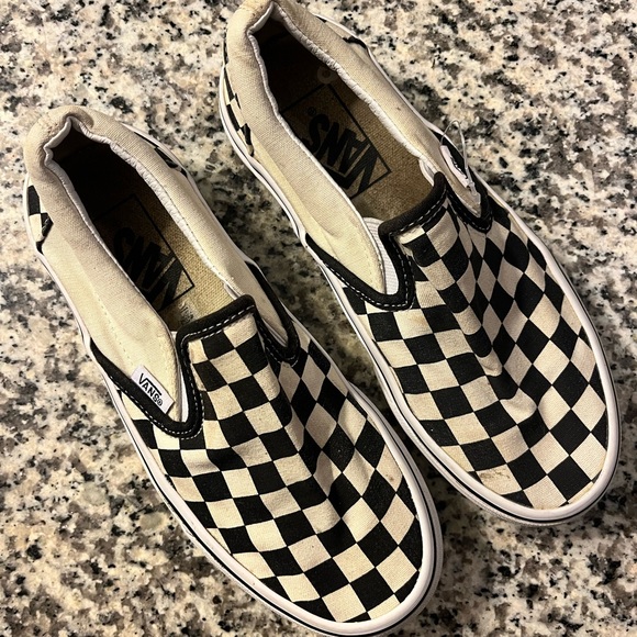 Vans Other - Vans Black and White Checkerboard Slip-Ons